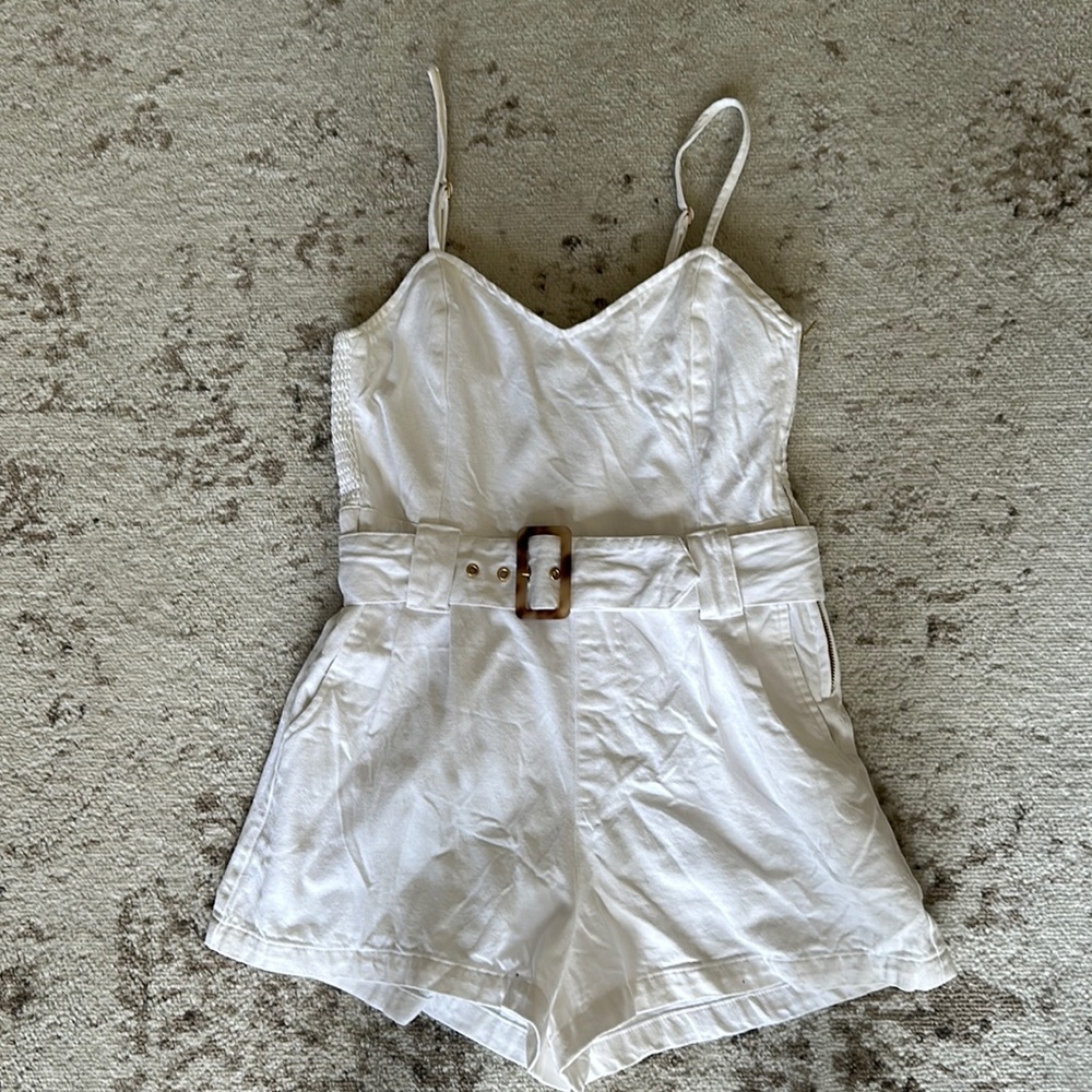 Denim Romper - image 1